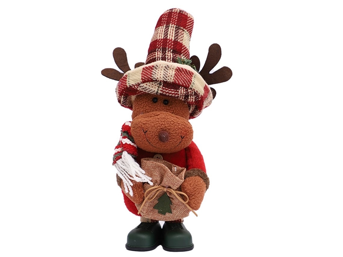 Bonitos Adornos Navideños: Muñeco De Nieve Y Papá Noel Sentado, Adornos Para Estantes, Regalos, Manualidades Para El Hogar*