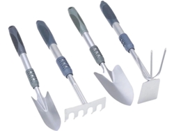 Herramientas de jardinería, mango ergonómico, material de acero duradero, 4 piezas OEM