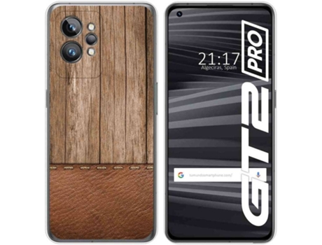 Carcasa para Realme GT 2 Pro 5G TUMUNDOSMARTPHONE Dibujos Madera 09 Multicolor