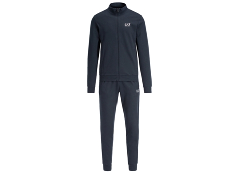 Chándal EA7 Algodón Hombre (XXL - Azul)