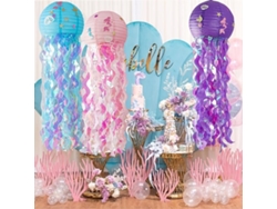 Increíbles linternas de papel con forma de sirena de Vayotoy para decoración de fiestas