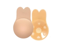 Conjunto de sujetador adhesivo invisible Fasst de 4 piezas para mujer, sin tirantes, reutilizable, con banda para realzar el busto y cubrepezones. INSTRUCCIONES DE CUIDADO