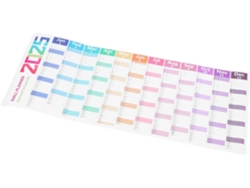 Calendario De Pared Anual Con Diseño Mensual
