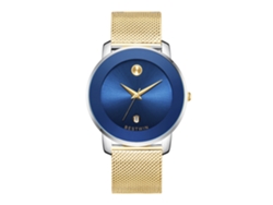 Reloj De Cuarzo Para Hombre (correa De Malla Azul)