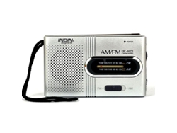 Radio Portátil Am/fm Con Batería Para Uso En Interiores, Exteriores Y Emergencias, Con Altavoz Y Conector Para Auriculares.