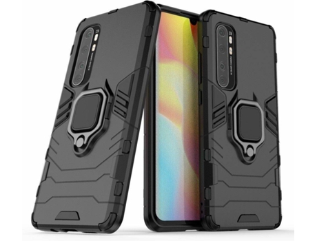 Carcasa Xiaomi Mi Note 10 Lite HFS-HOUSE Kickstand Negro