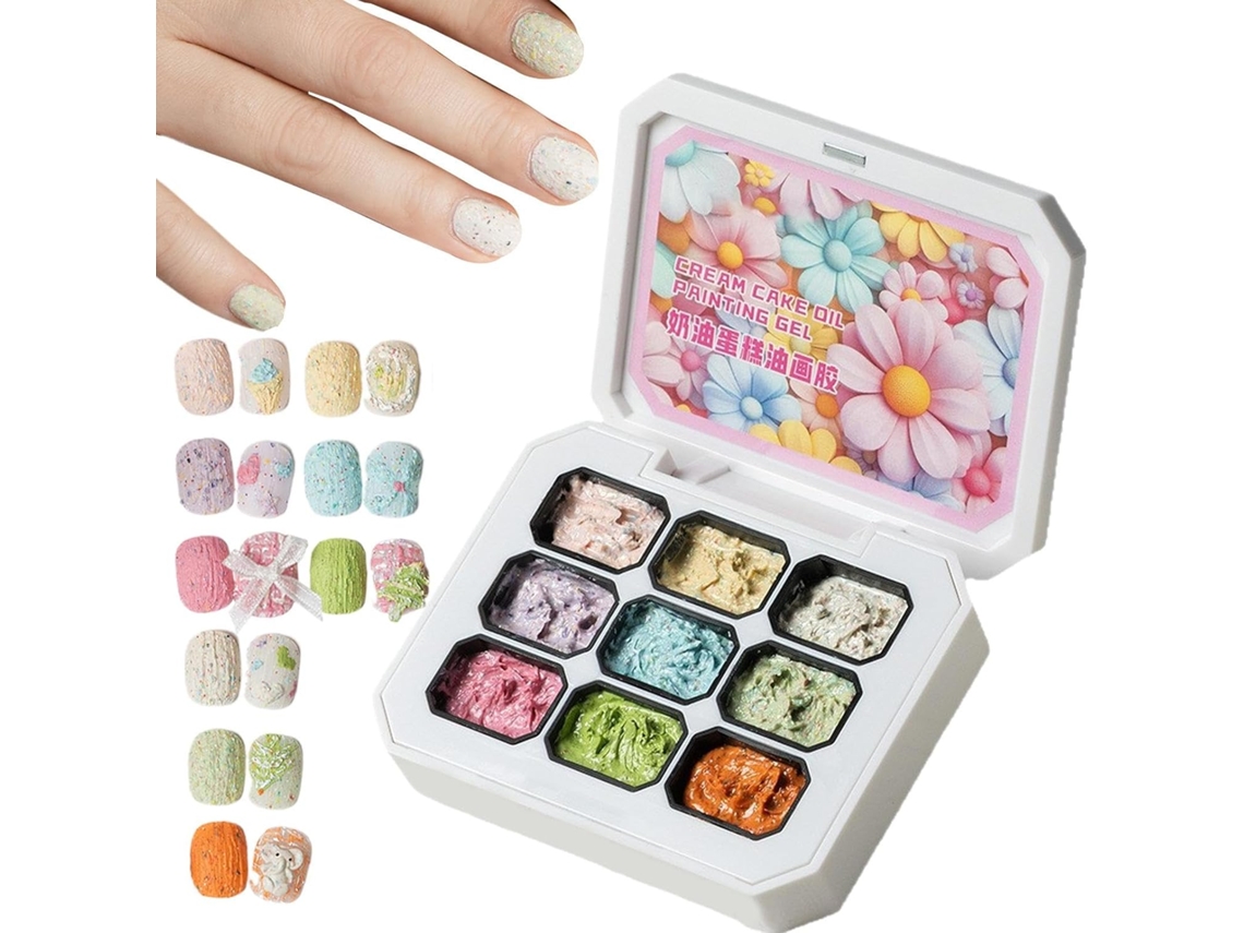 Vernis Gel Solide, Manucure 9 Nuances Para Uso Diario