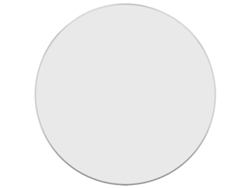 Espejo De Pared VIDAXL Plateado Cristal (Ø 60 cm)