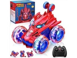 Remake de Spiderman, coche teledirigido, recargable, para acrobacias de 360 ​​grados, ruedas 4x4 Panoona