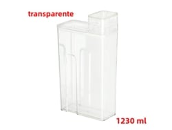 Botella De Detergente Reutilizable De Gran Capacidad (transparente) De 1000 Ml Para Ropa, Contenedor De Almacenamiento Para Suavizante De Telas.