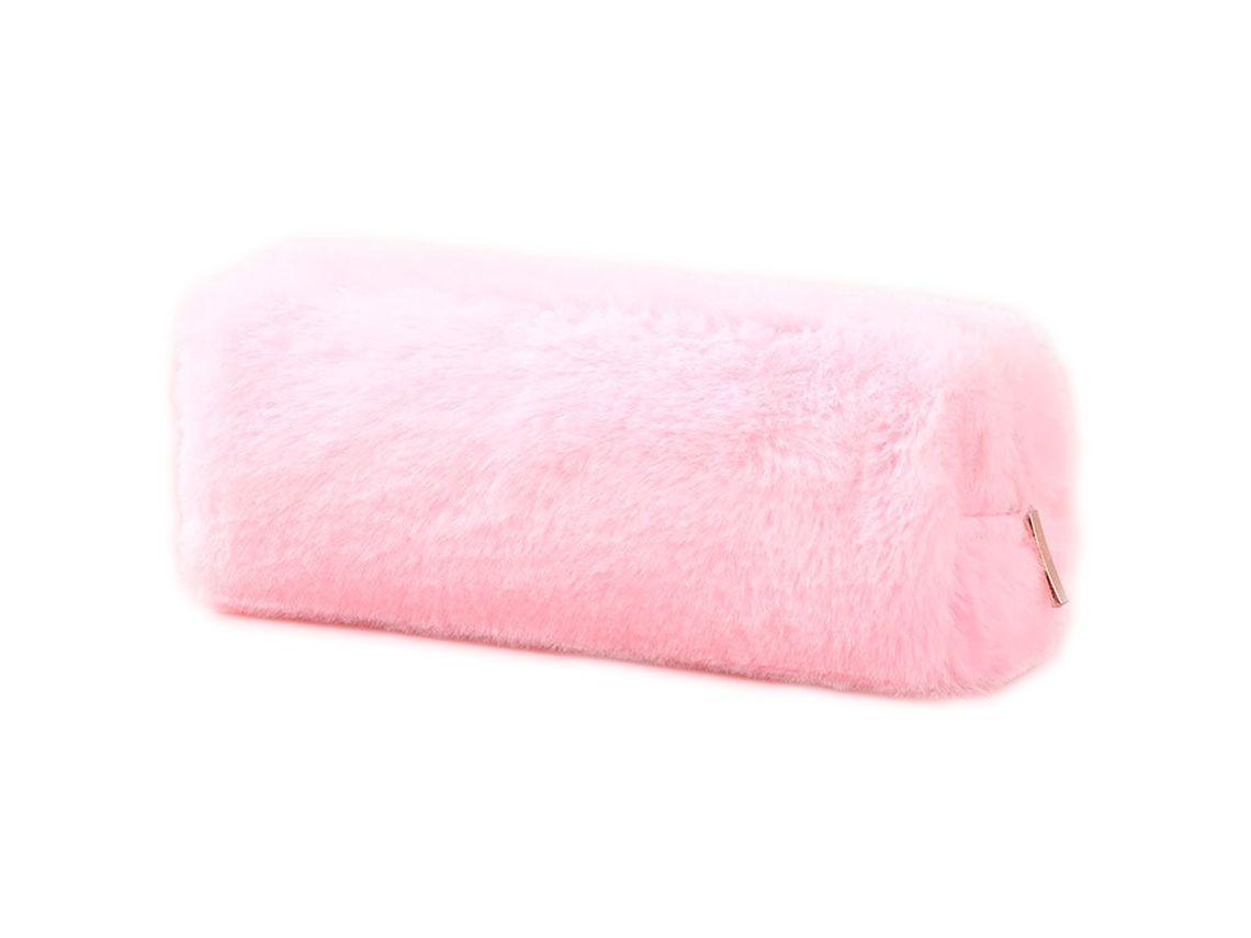 Estuche de lápices, bolsa para bolígrafos niña linda, estuche de peluche tipo riñonera para maquillaje