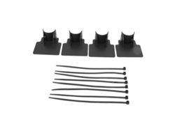 Soportes Ajustables Para Mangueras De Piscina En Plástico Abs Resistente, Fácil Instalación, Color Negro.