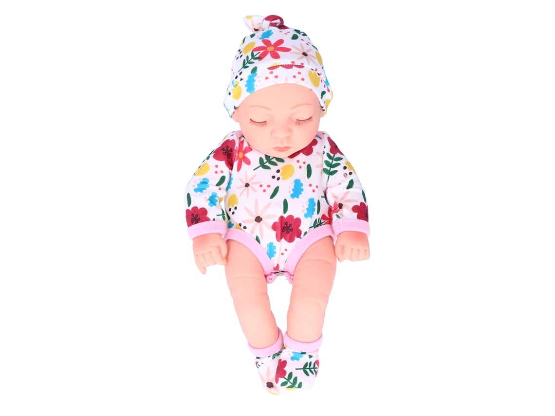 2026-muñeca Reborn Bebé Simulada De Vinilo Con Ropa Colorida 25cm Regalo De Cumpleaños Para Niños Q10-026