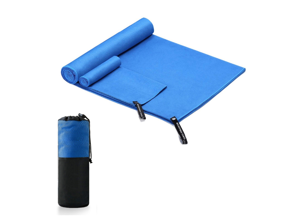 Toalla Refrescante De Microfibra, De Secado Rápido, Suave Y Cómoda Para Deportes, Natación, Gimnasio Y Playa - Azul Marino