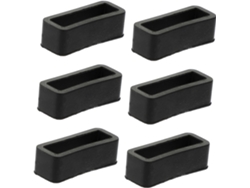 Juego de 6 anillos de silicona para correas de reloj, elásticos de retención, piezas de repuesto Gokoco