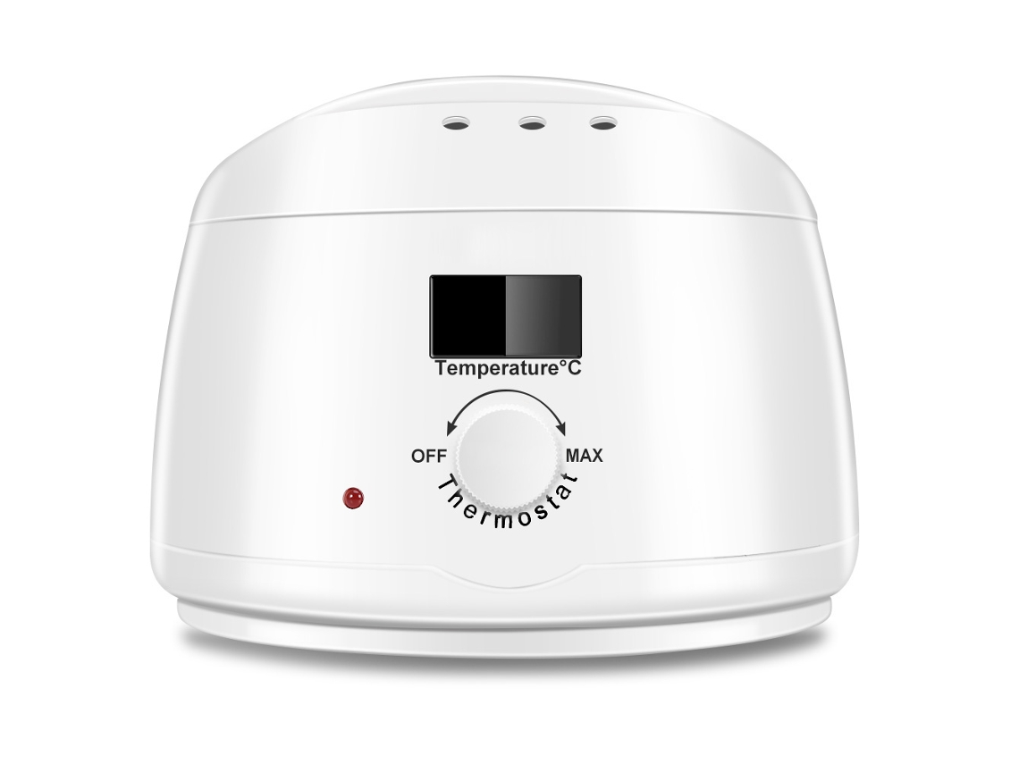 Kit de depilação digital com cera quente 2026-500cc para remoção de pelos faciais.