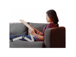 Soporte De Lectura Con Altura E Inclinación Ajustables, Ideal Para Libros, Tabletas, Documentos Y Textos, Fabricado En Aluminio Negro.