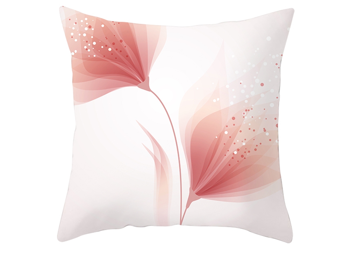 Serie de Funda Decorativa de Almohada Flor Abstracta