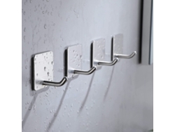 KOFIHETY Hook de pared adhesiva de acero inoxidable y de acero inoxidable, perfecto para la decoración moderna y las soluciones de ahorro de espacio de su hoga