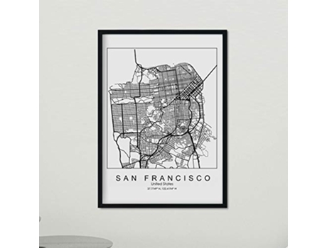 Poster NACNIC Mapa de San Francisco (A3)