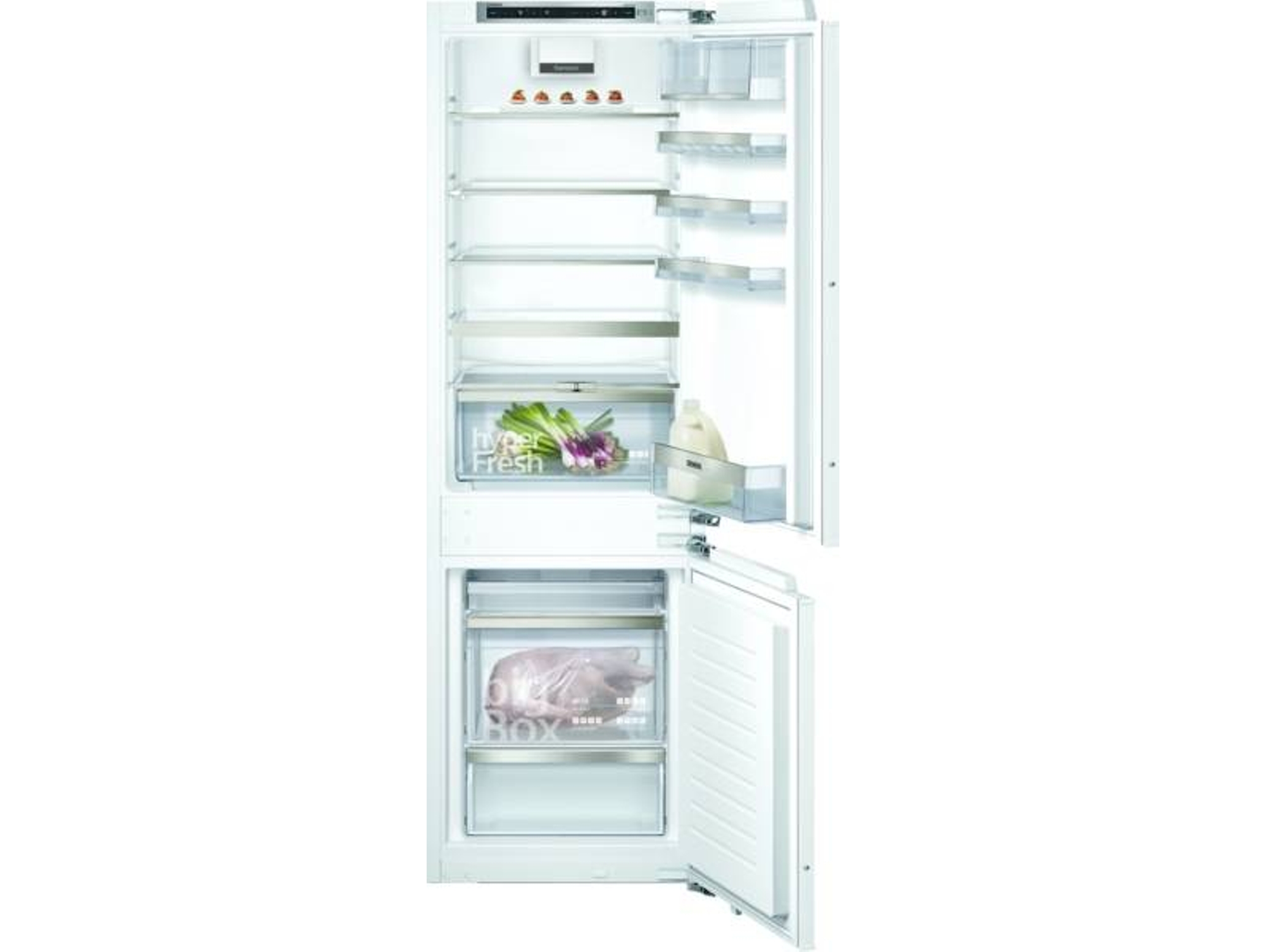 Frigorífico Combi Empotrable SIEMENS KI86SHDD0 IQ500 (Ventilado - 1772 cm - 260 L - Blanco)