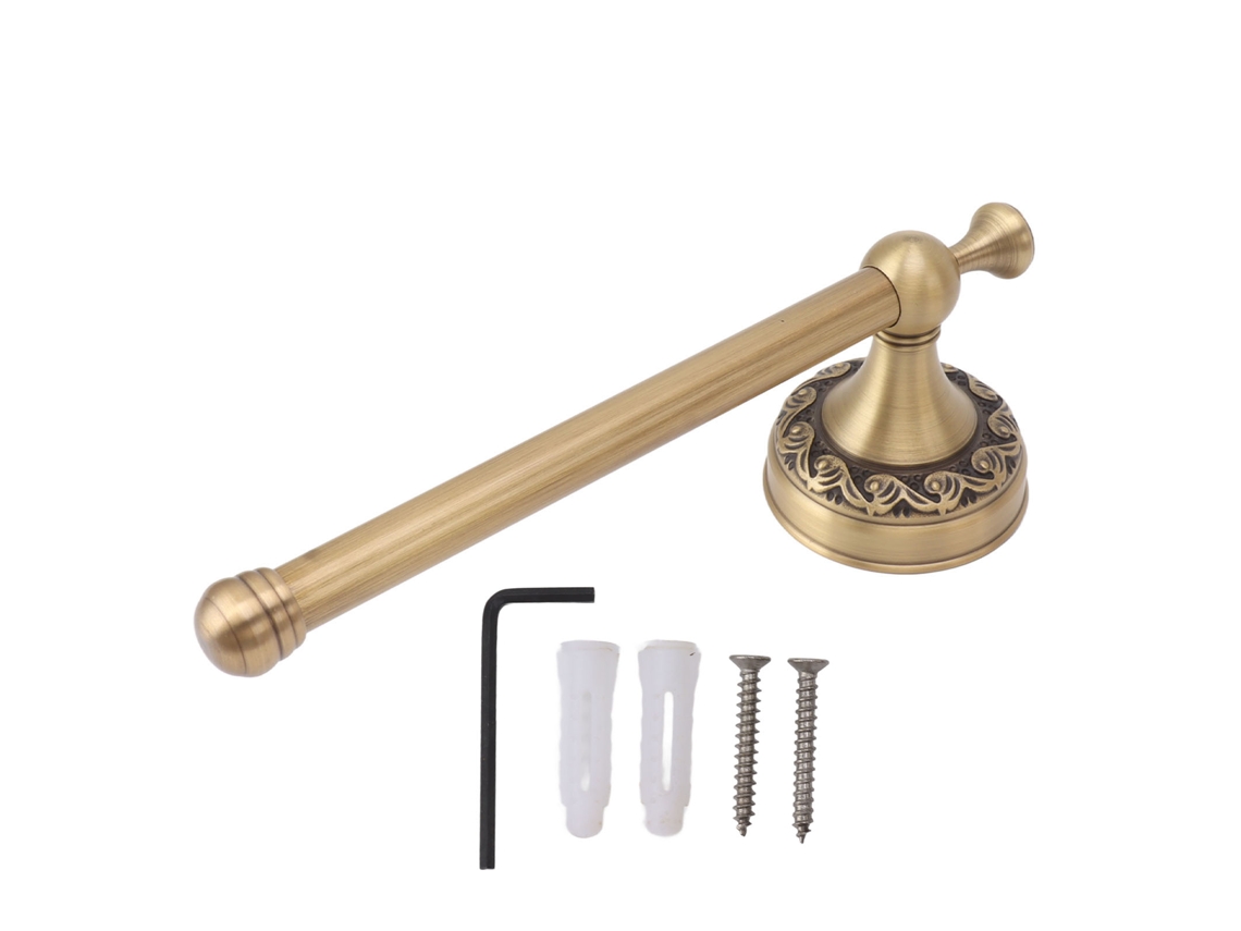 Soporte Para Papel Higiénico Antiguo De Latón Para Montaje En Pared, Accesorios De Baño, 21 Cm