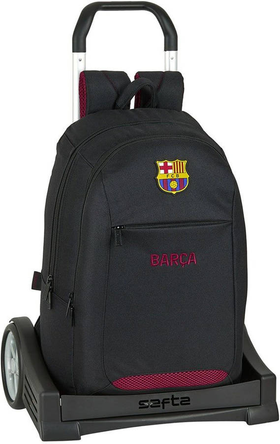 Mochila Trolley FC BARCELONA Negro Poli ster 42x33x14 cm