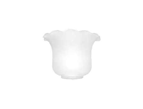 Tulipa de cristal mini mate ODEON con boca de 4.5cm