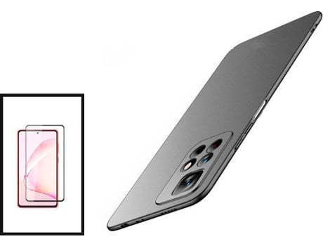 Kit Carcasa + Protector de Pantalla Xiaomi Poco M4 Pro 5G GIFT4ME Negro