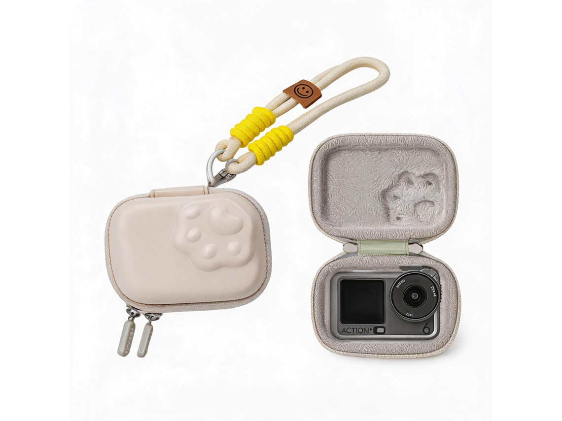 Bolso Bandolera Impermeable Portátil Para Dji Action6, Henten Home Blanco