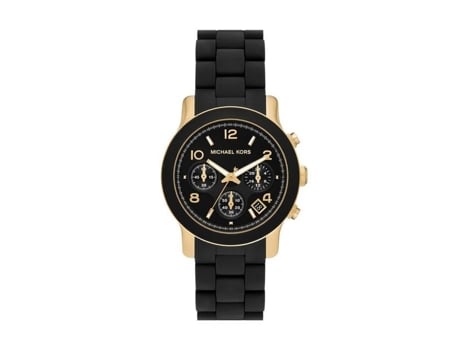 Reloj de mujer MICHAEL KORS Runway en Silicona Negro Resistente al Agua 245289