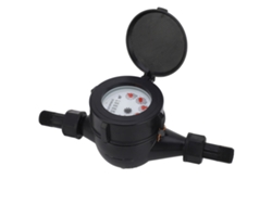 Contador de agua seco DN15 de 15 mm con transmisión magnética, resistente a la corrosión, para uso interior/exterior.