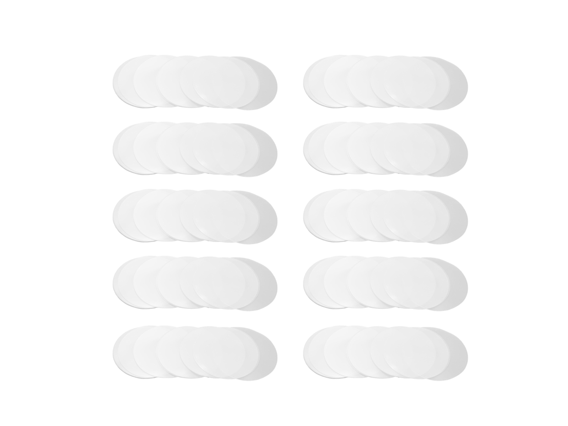 200 Láminas De Pvc Transparente Para Protección De Insignias Y Botones Diy De 32 Mm