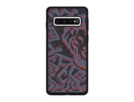 Funda Móvil Oficial Athletic Club para Samsung Galaxy S10 PHONECASES3D Piel Sintética Negro