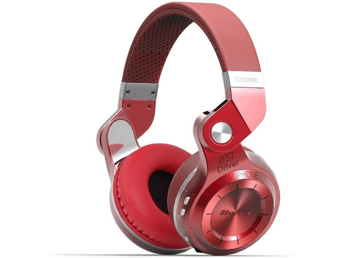 Auriculares Bluetooth T2S7293 On Ear Cancelación de Ruido Microauriculares Rojo VEANXIN