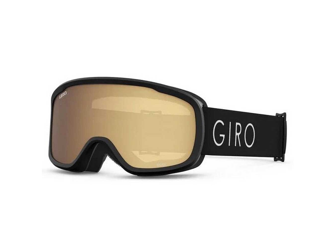 Máscara GIRO Máscara Esqui Moxie Preto Golden Yellow/CAT2