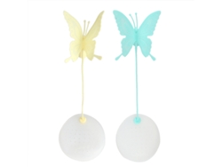 Colador de té de hojas sueltas de silicona, accesorio de cocina en amarillo y verde.