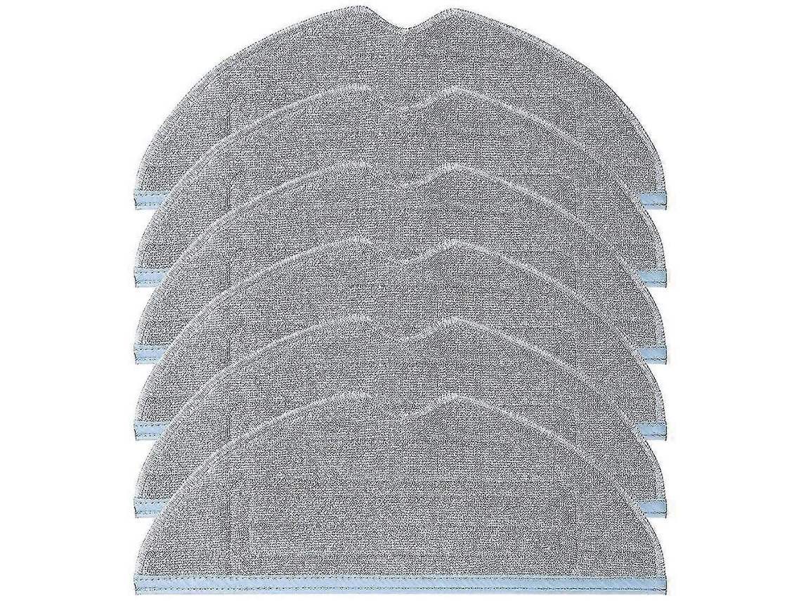 Paquete de 6 almohadillas de repuesto para aspiradora S7, S7+ y T7s Plus. Accesorios reutilizables. Almohadilla de microfibra suave para residuos húmedos.