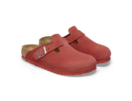 Zuecos BIRKENSTOCK Boston Ante Naranja (38)