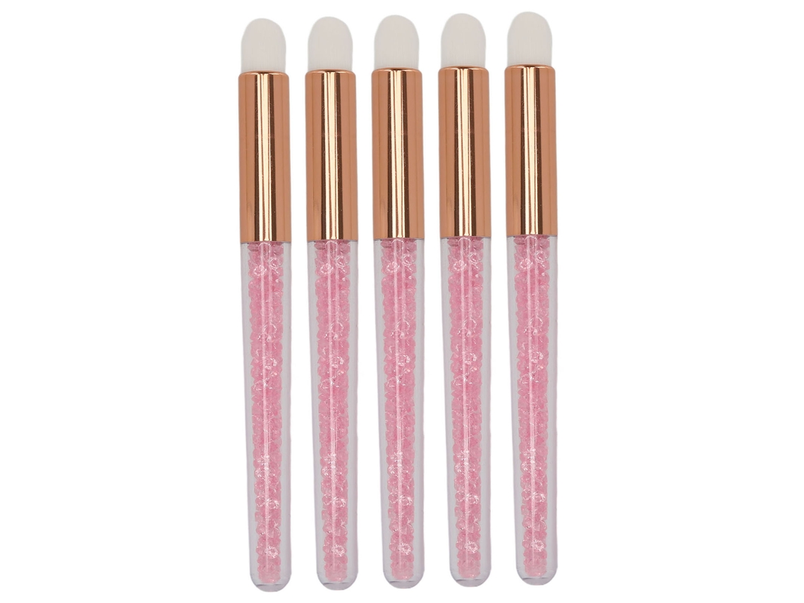 5 Brochas De Cristal Brillante Para Labios Y Pestañas Para Maquillaje