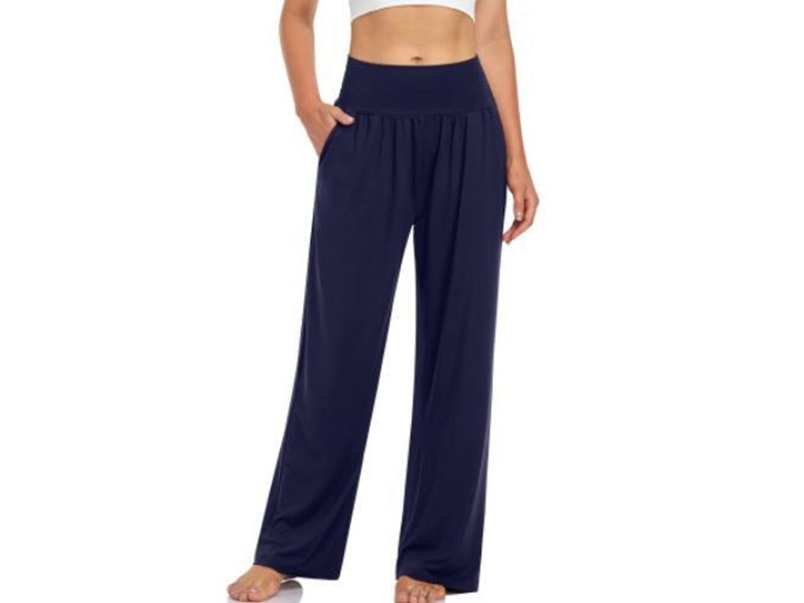 Pantalones Casuales Para Mujer Con Tirantes Anchos, Cómodas Bragas Deportivas De Talle Alto Para Yoga Con Bolsillos.