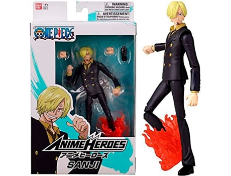 Figura BANDAI One piece sanji anime heróis