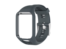 Correa De Repuesto Para El Reloj Deportivo Tomtom Runner Cardio Spark - Silicona Gris