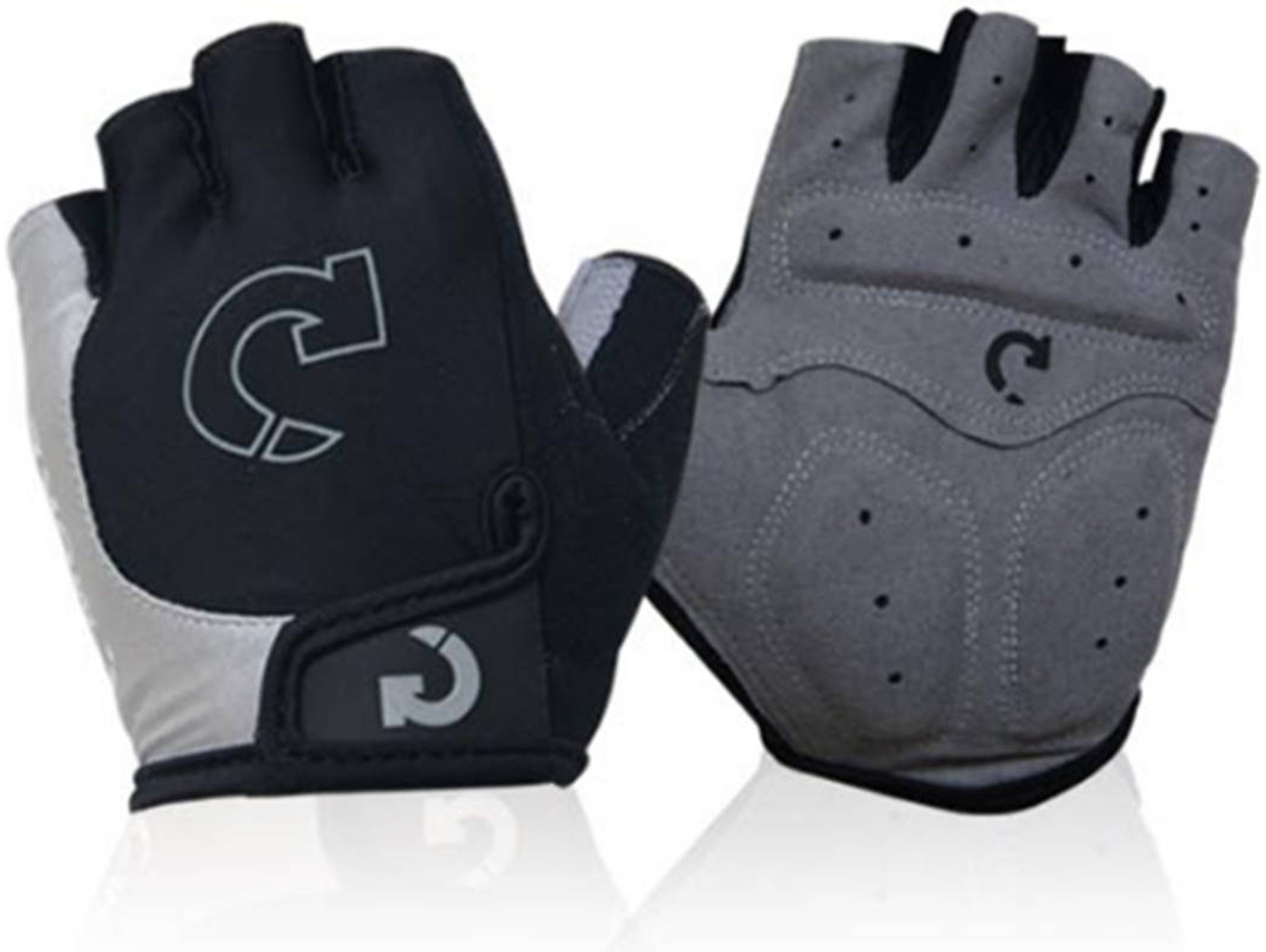 Guantes de Ciclismo WJS BF1068-Grey-L (L)