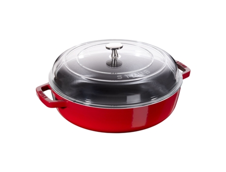 Cazuela con tapa de cristal 26 cm, Hierro fundido STAUB