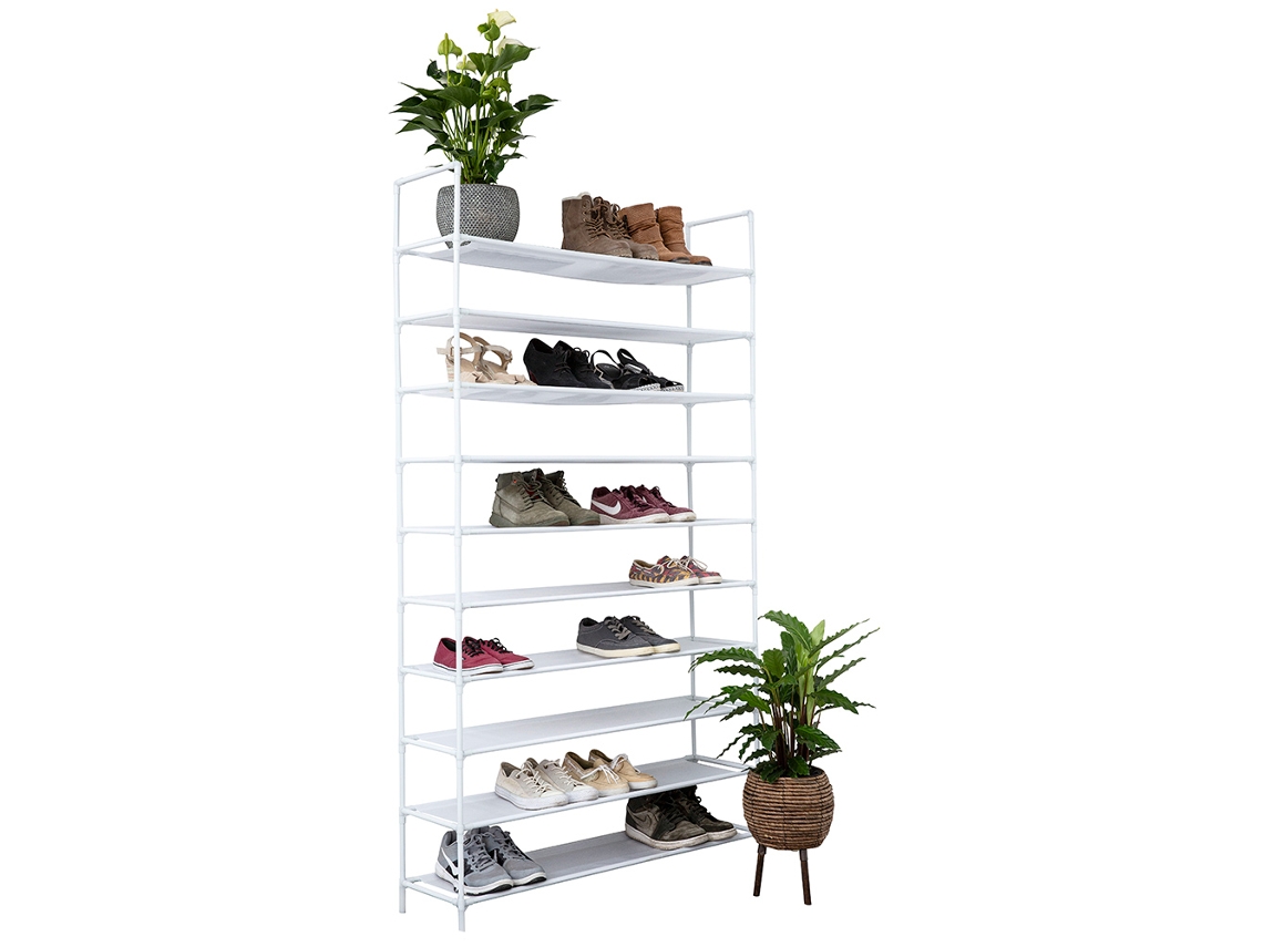 Zapatero para 50 pares - Blanco - 10 niveles IVOL