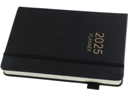 Agenda Académica Elástica A5 2025 Planificador Académico Diario Papel Organizador Práctico Oficina Estudiantes