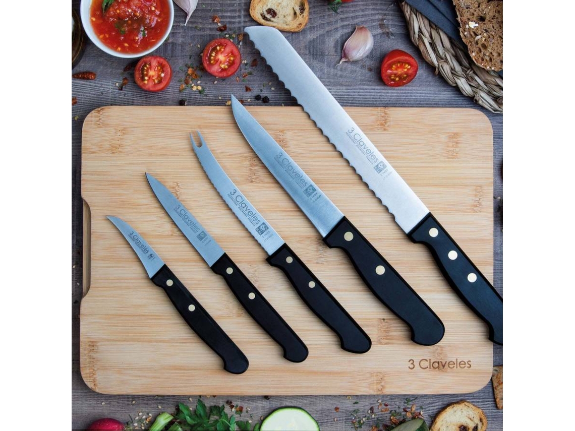 Cuchillo de Cocina 3 CLAVELES (Acero inoxidable - 30 cm - 12)