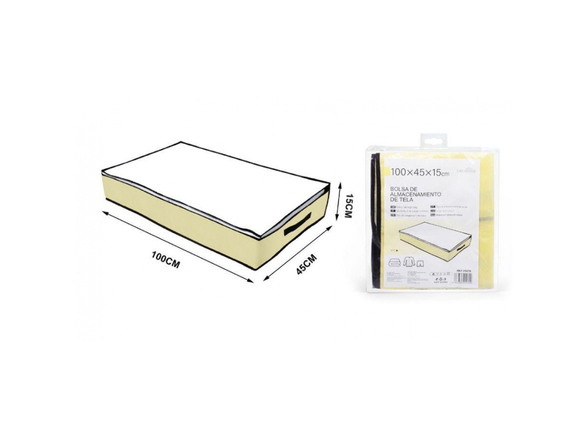Caja de almacenamiento de tela de gran capacidad para organizar el hogar, 100 x 45 x 15 cm, organizador plegable, solución de almacenamiento