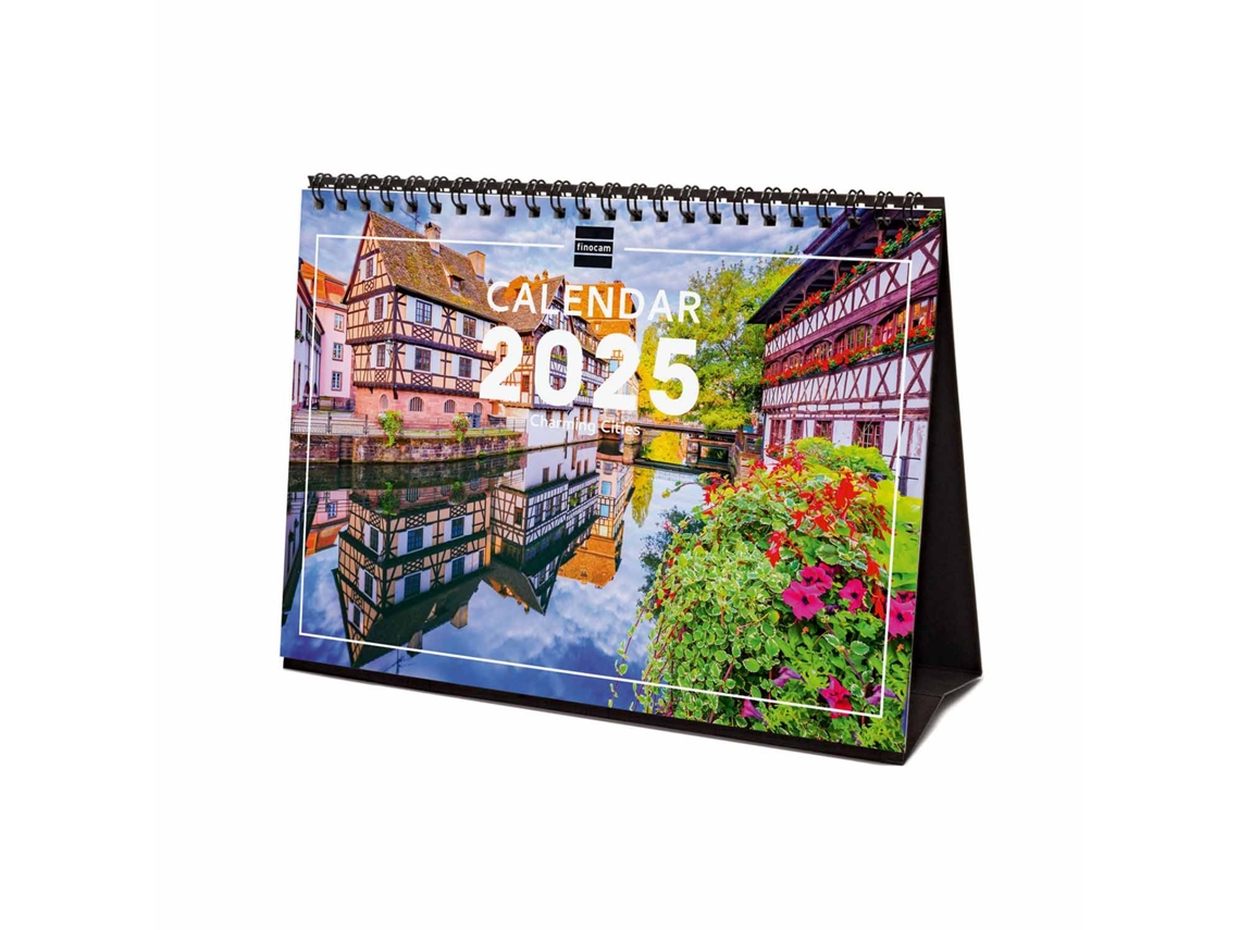 Calendario De Escritorio 2025 FINOCAM 21X15Cm Encantador 781244925